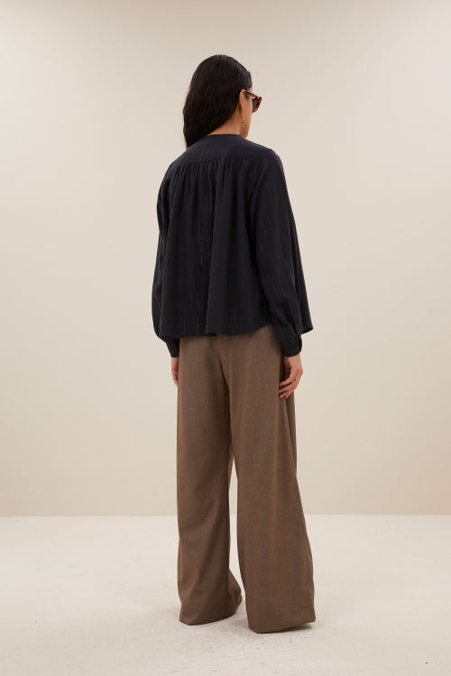 Bluse Nyka Lurex Stripe BY-BAR AMSTERDAM