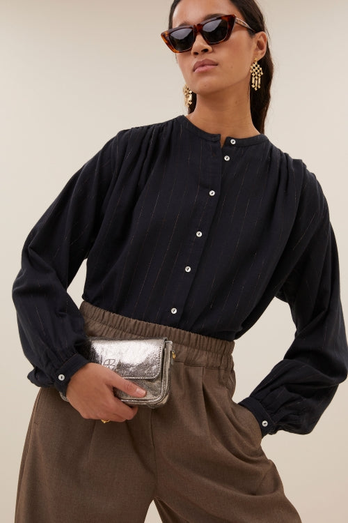 Bluse Nyka Lurex Stripe BY-BAR AMSTERDAM