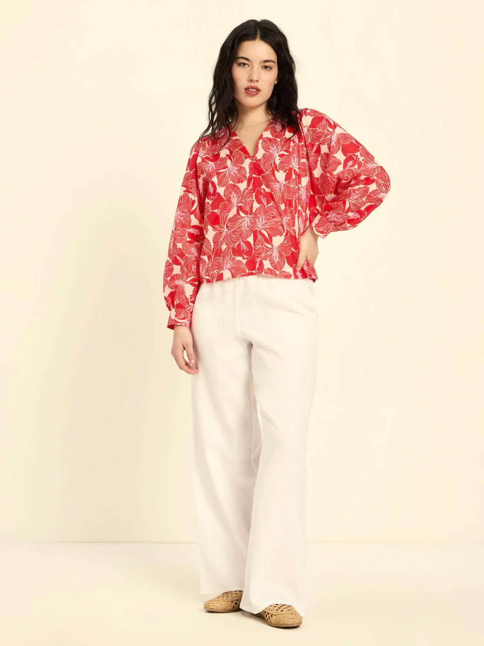 Bluse mit Kräuseln LANIUS 🍀