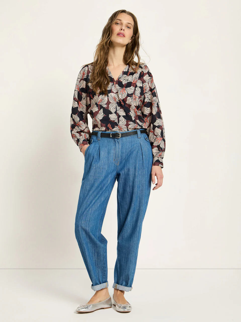 Bluse mit Kräuseln LANIUS 🍀