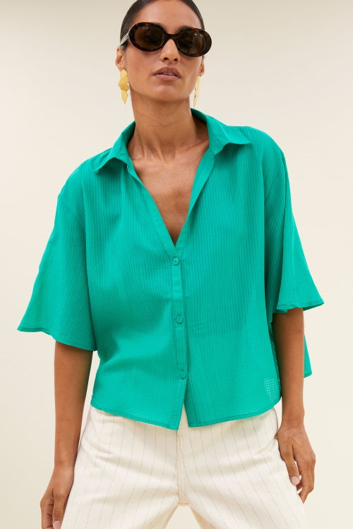 Kick Blouse lucky green BY-BAR AMSTERDAM