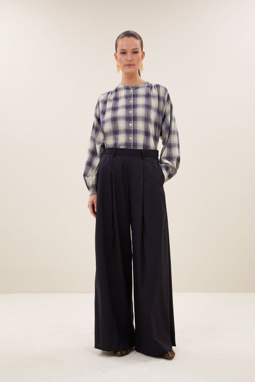 Bluse Tokyo Check BY-BAR AMSTERDAM