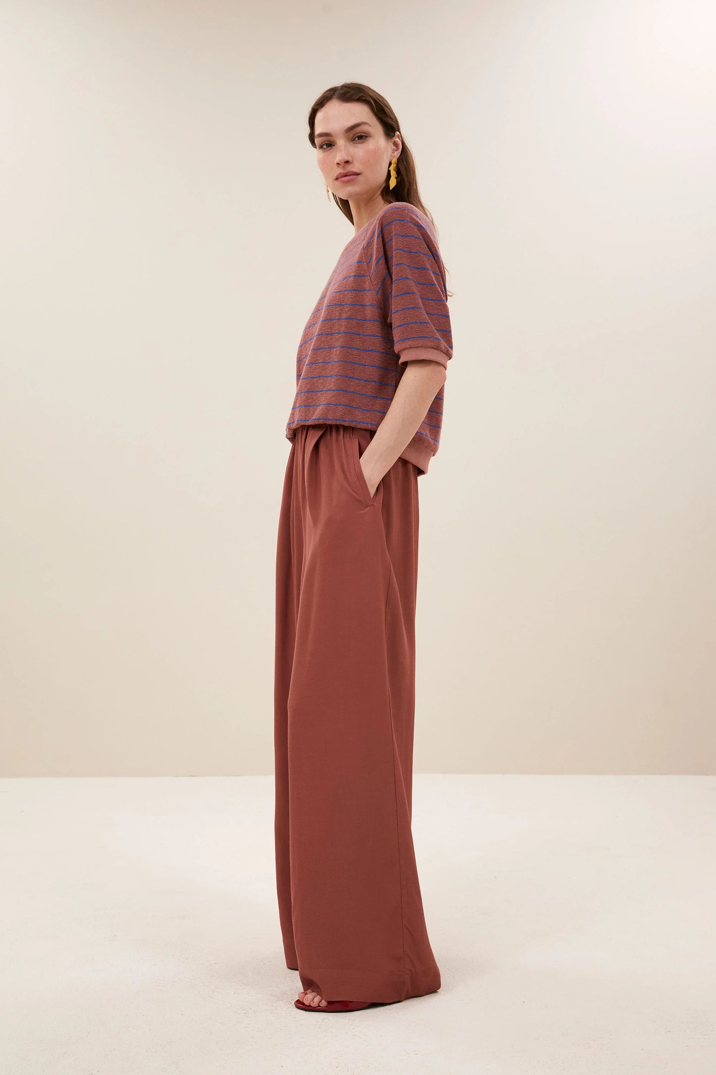 Sweater Neva Slub Stripe BY-BAR AMSTERDAM