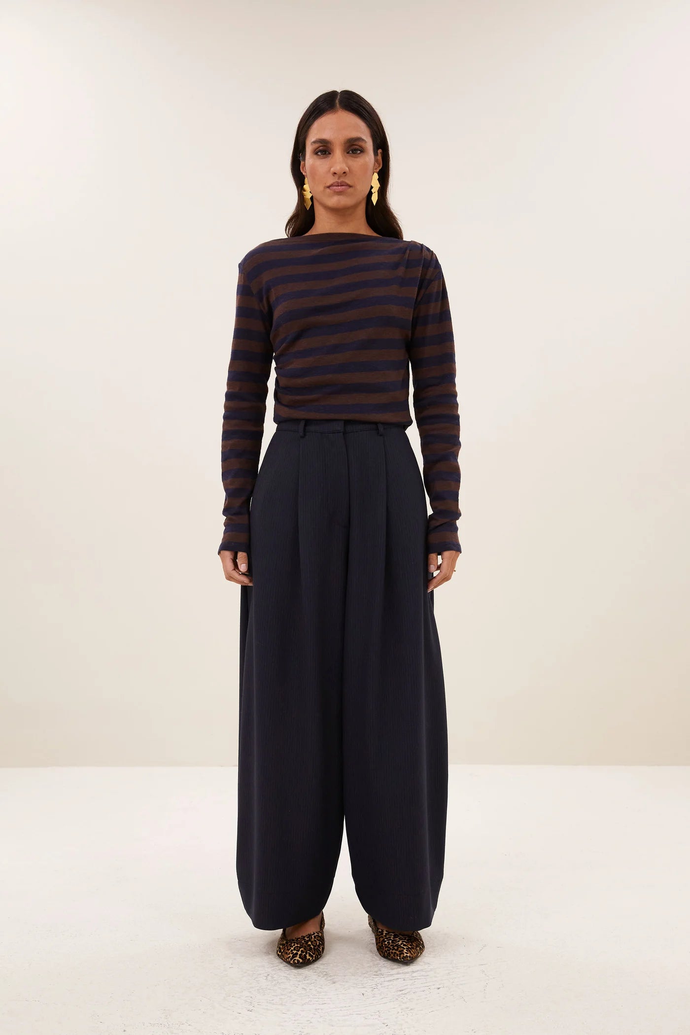Frida Copper Stripe Pants BY-BAR AMSTERDAM