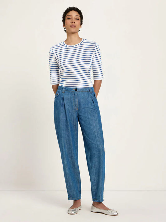 Jeans mit Bundfalte GOTS LANIUS