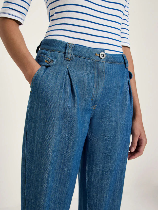 Jeans mit Bundfalte GOTS LANIUS