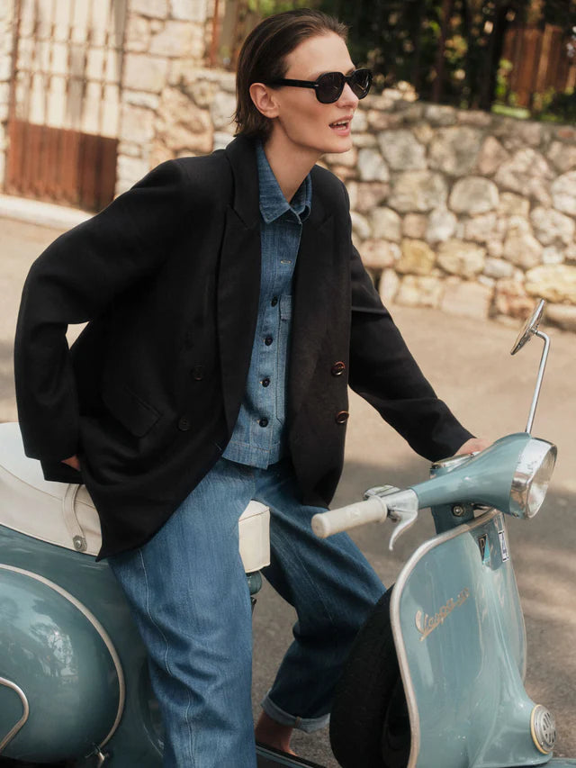 Jeans mit Bundfalte GOTS LANIUS